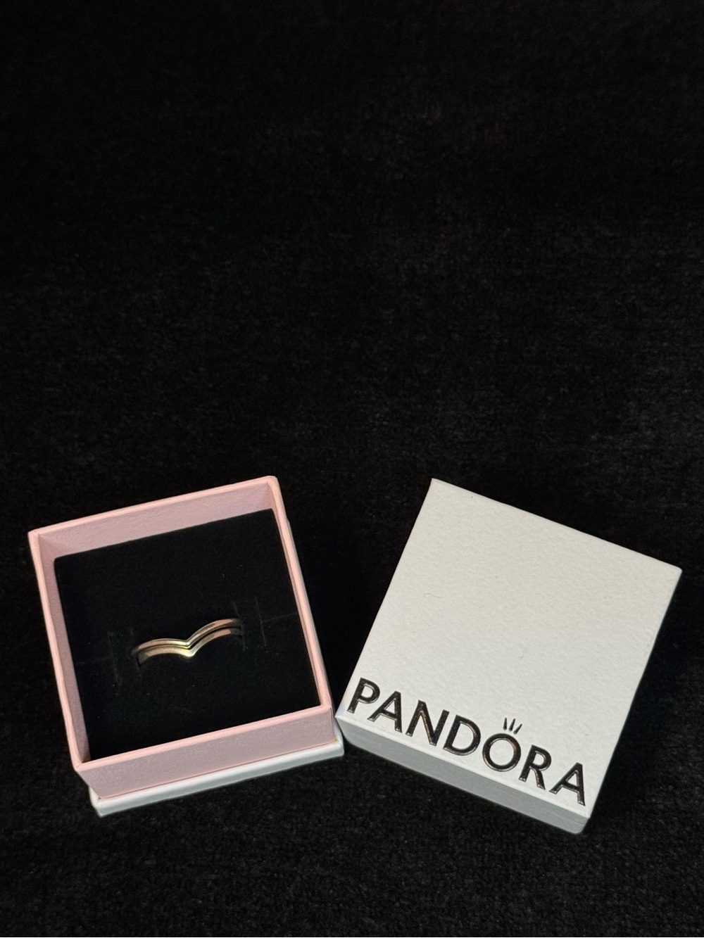 Pandora Polished Wishbone Ring